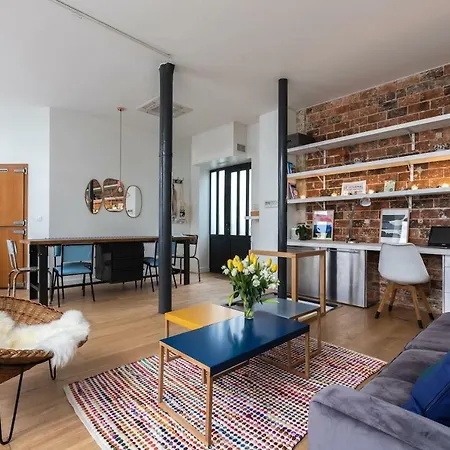 Fabulous Design Loft - High Marais/republique شقة *