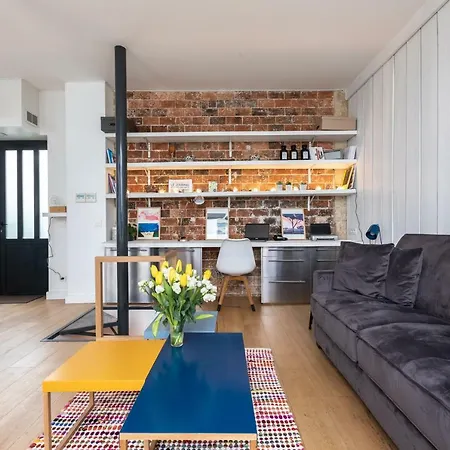 Fabulous Design Loft - High Marais/republique Apartmán