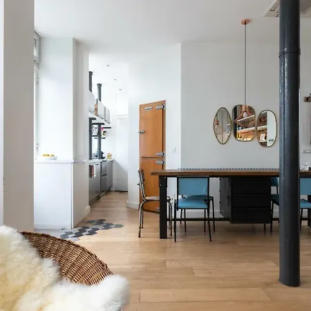 Fabulous Design Loft - High Marais/république * París